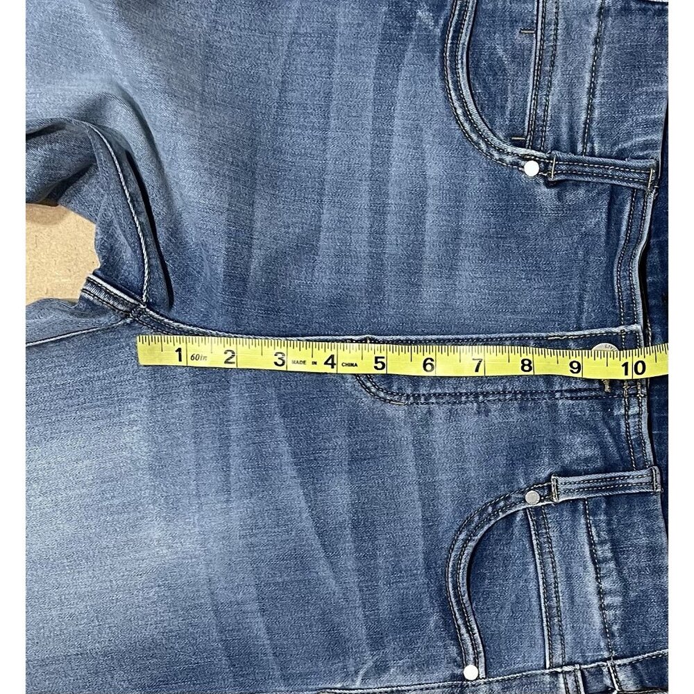 Liverpool Women Size 28 Jeans GiaGlider Crop Pull-On Fray Hem Stretch Alverston - Picture 7 of 14